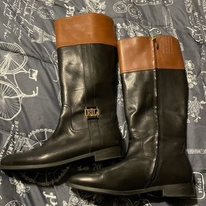 Riding boots . Ralph Lauren